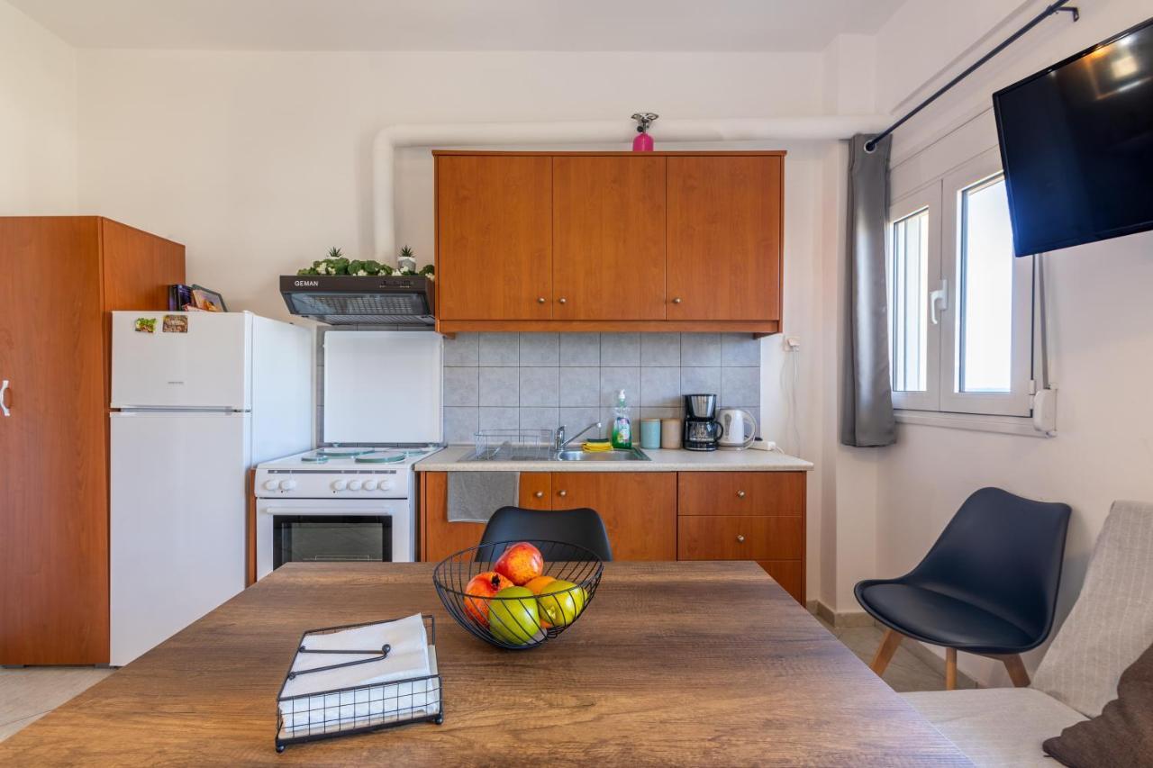 Studio On The Closest Beach To The City! Amoudara Lasithiou 外观 照片